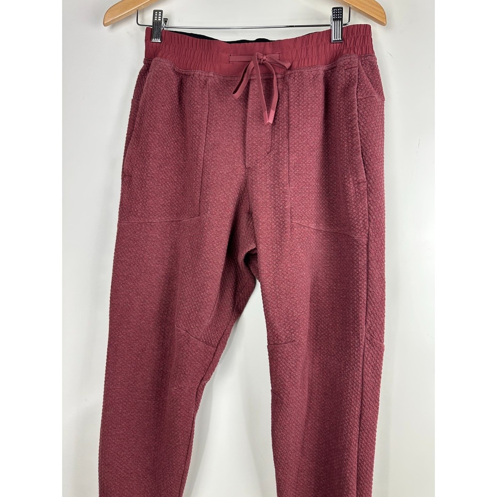 Lululemon At Ease Jogger 29" Inseam Heathered Savannah Red Men's Size Medium - Picture 4 of 13